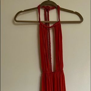 Maxi dress side split